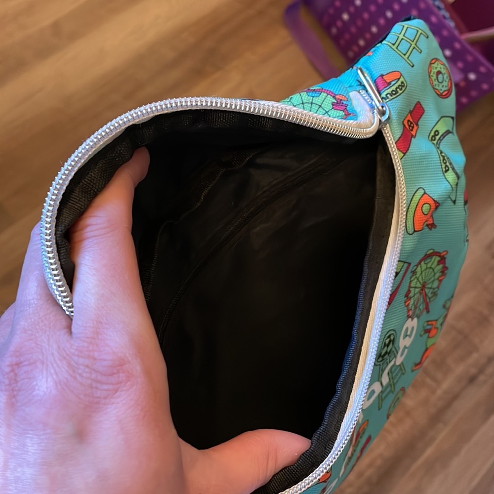 Bonnaroo Fanny pack purse retro carnival pattern - Picture 3 of 5